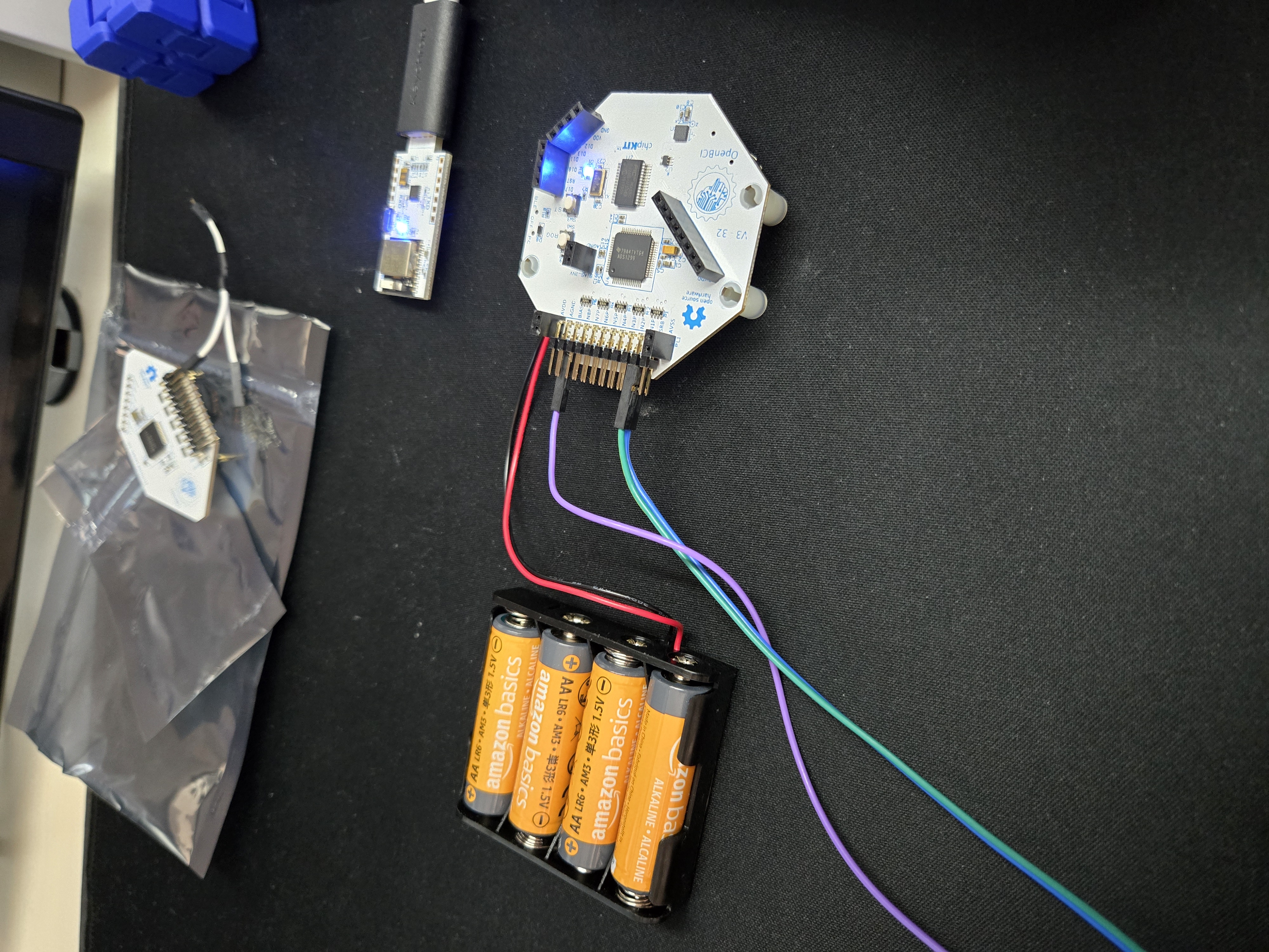 OpenBCI Cyton setup for single lead ECG